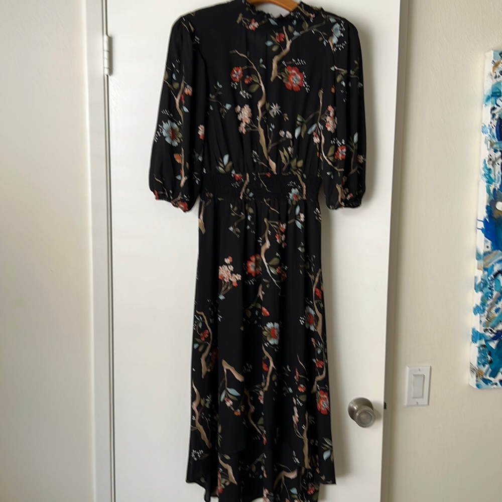 NANETTE LEPORE ♥️ Floral high low Dress SZ 4 with Tags!